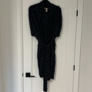 Diane Von Furstenberg wool cover-up sleeveless jacket size S